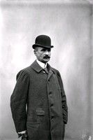 Porträtt, man med mustasch, 1890-tal