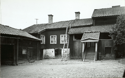 Västra delen av Grassagårdens huvudbyggnad i Strängnäs