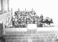 Filadelfia frikyrkliga församlings sångare och musikanter