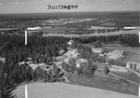 Flygbild - Solbacka Läroverk, 1946