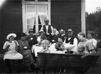 Kaffekalas vid Draget omkring år 1926
