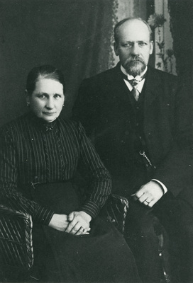 Porträtt på Maria och Erik Dahlberg