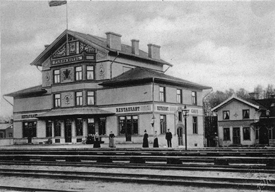 Flens järnvägshotell, 1901