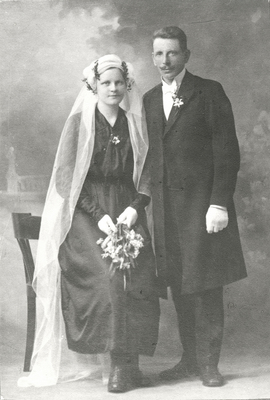 Bröllopsfoto, Anna och Oskar Larsson