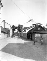 Östra Kyrkogatan i Nyköping år 1919
