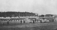 Skjutövningar på Malmahed år 1863