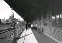 Nyköpings station cirka 1920