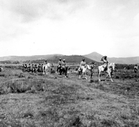 Regementet kommer till Goba, Etiopien, 1935-1936