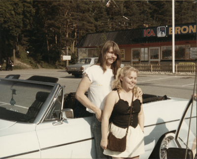 Roine och hans dåvarande flickvän ca 1988