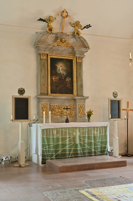 Trosa stads kyrka, altaruppsats