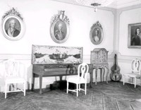 Musikrummet i Gamla Residenset år 1950