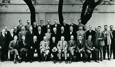 Gruppfoto, bibliotekskurs i Stockholm.