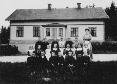 Aspdalens skola år 1909