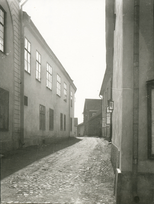 Rådhusgränd i Nyköping omkring år 1920