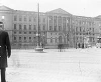 Vy från innergården till Amalienborg i Köpenhamn