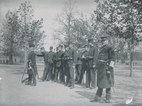 Skjutövning på Malmahed 1896