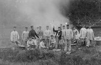 Matlagning i fält omkring 1890
