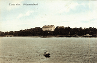Färglagt vykort, Tärnö slott, tidigt 1900-tal