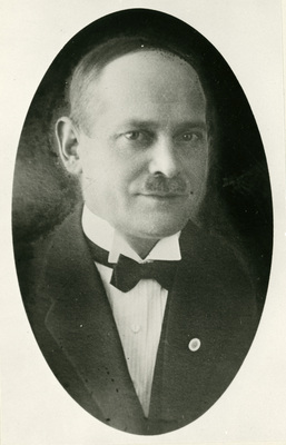 Porträtt på Gustaf Albin Lundgren