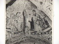 Valvmålning i Halla kyrka 1943