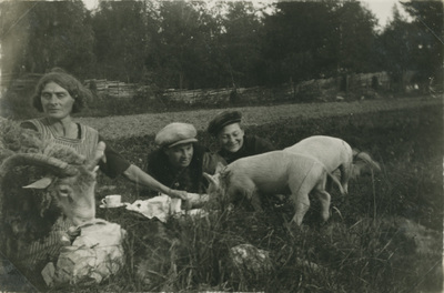 Picknick vid Björktorp, 1930