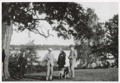Lärare från Solbacka Läroverk vid sjön, 1932