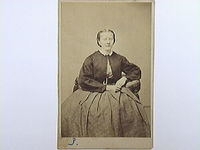 Augusta Källstett. Foto 1860-tal