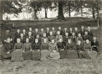 Skolkort, Grytmar skola, cirka 1902