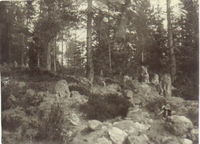 Stensättning på Gullängsberget