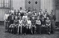 Klasskamrater på Arnö skola, Nyköping, 1950-talets början