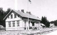 Aspdalens skola omkring 1911