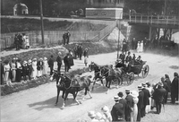 Kungligt besök i Nyköping år 1914