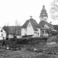 Rivning av bostadshus i kvarteret Krögaren, Strängnäs