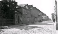 Brunnsgatan i Nyköping, kullerstensgata med nykterhetskafé