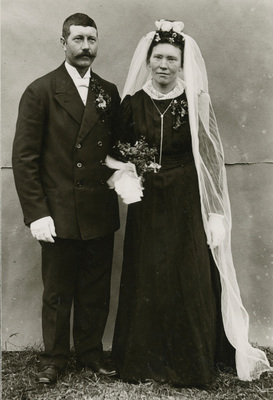 Martin och Fridas bröllopsfoto år 1916