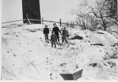 Vinter på Hagbyberga, 1950-tal