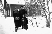 Familjen Gustavsson omkring 1940