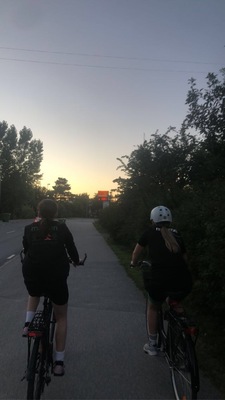 Cykeltur en sommarkväll
