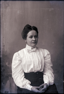 Porträtt, Ingrid Ohlson, Widengrens, 1906