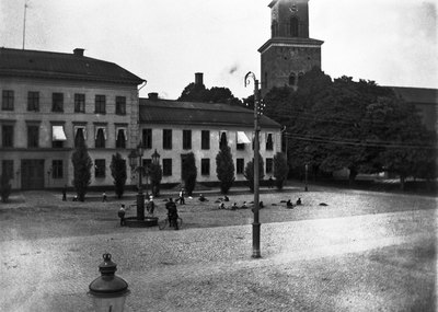 Stora torget i Nyköping omkring 1905