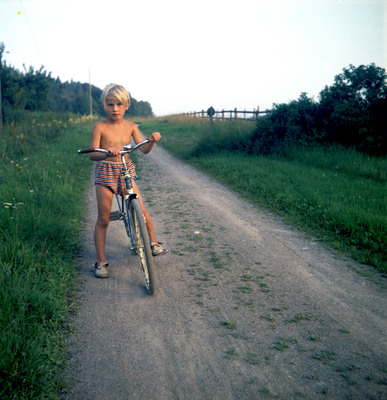 Barn vid Täckhammar år 1960