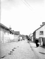 Hospitalsgatan i Nyköping sedd mot norr, år 1919