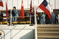 Demonstration mot regimen i Chile, Nyköping 18 juni 1987