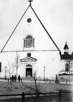 Alla Helgona kyrkan i Nyköping, cirka 1900