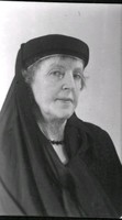 Clara Fleetwood född Sandströmer (1861-1942) i sorgdräkt