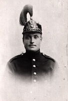 Soldat Olsson i Ytterenhörna ca 1900