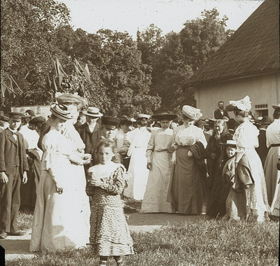 Karusellplats vid festligheter på Gripsholms slott