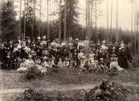 Kurorten Skagersbrunn i Värmland på 1890-talet