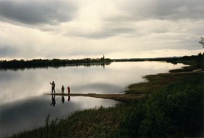 Fiske i Muonio älv, 1987