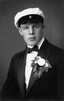 Studentfoto, Carl Axel Jurell, 1920-tal